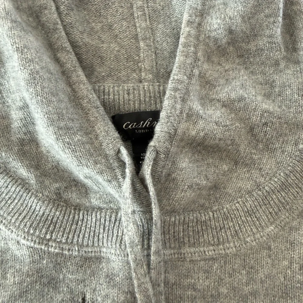Gray Men's Lord & Taylor Cashmere Sweater - Picture 7 of 8